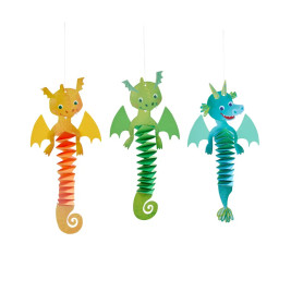 Bastelset - Erstes Falten Feuerdrachen