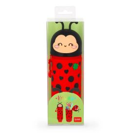 Kawaii - 2in1 Silicone Pencil Case - Glückskäfer