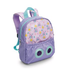 Rucksack mit Plüschtier 21x26cm Koala 25cm lila