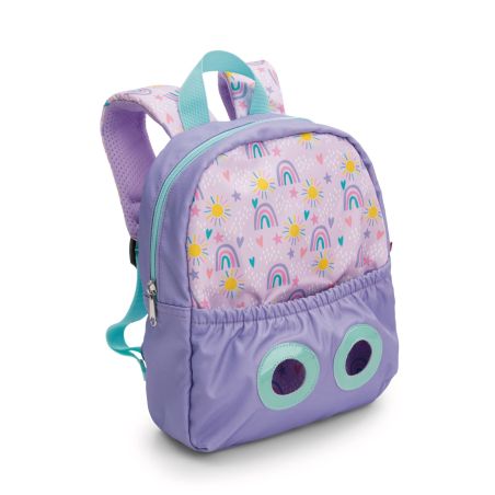 Rucksack mit Plüschtier 21x26cm Koala 25cm lila