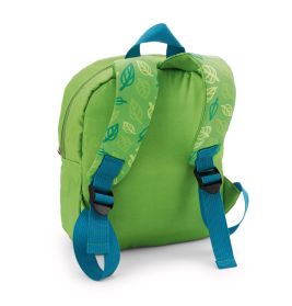 Rucksack mit Plüschtier 21x26cm Fuchs 25cm grün