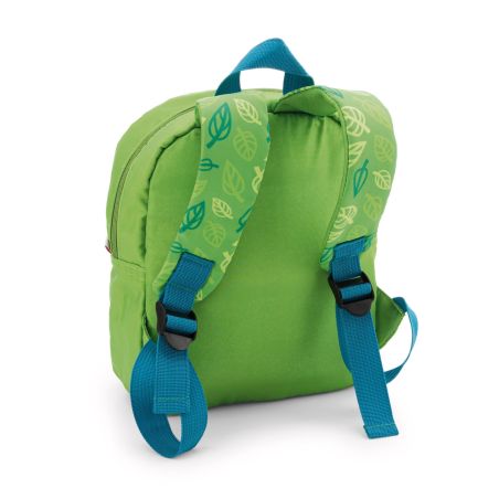 Rucksack mit Plüschtier 21x26cm Fuchs 25cm grün