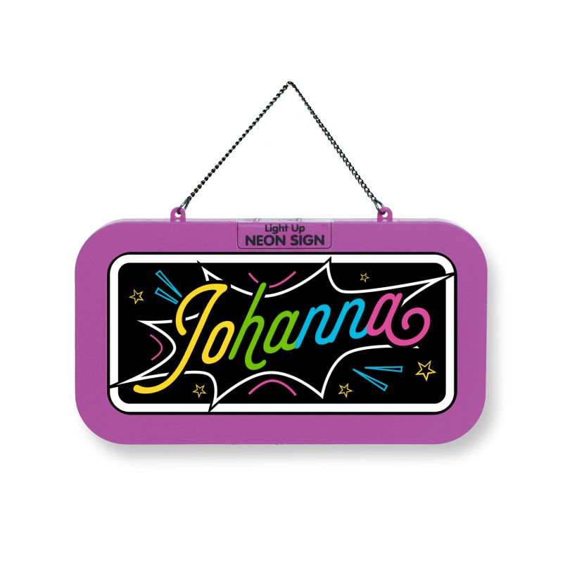 Neon Schild Johanna