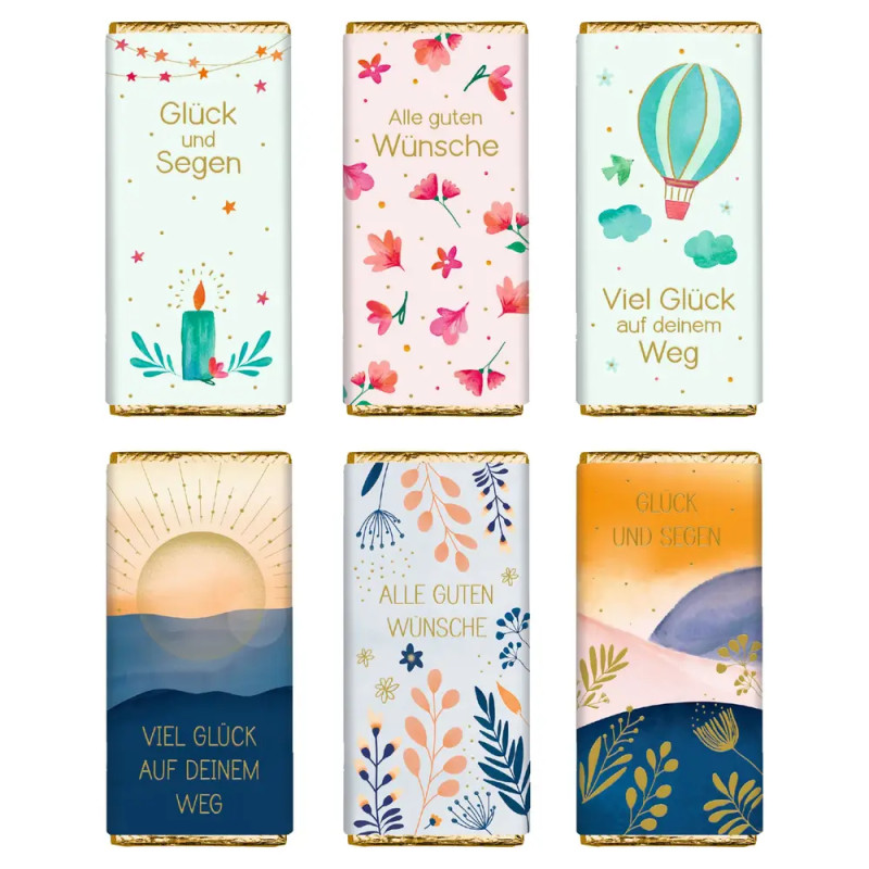 Schokolade - Glück und Segen - Kleine Schokogrüße