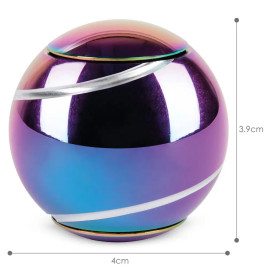 Fidget Spinner Ball - Multicolour - Ein hochwertiger 360° Fidget Spinner aus Aluminium mit neun Kuge