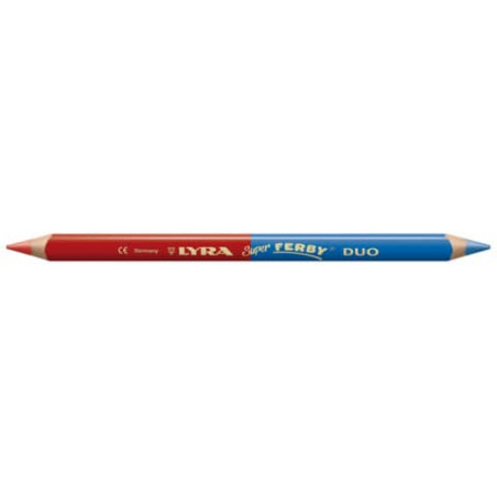 Duo Silbenstift rot/blau