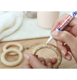 edding® permanent Acryl Marker 5er Set – Vielseitig, wasserfest, lichtecht. EAN: 4057305047359.