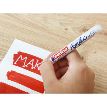 edding® permanent Acryl Marker 5er Set – Vielseitig, wasserfest, lichtecht. EAN: 4057305047359.