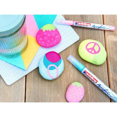 edding® permanent Acryl Marker 5er Set – Vielseitig, wasserfest, lichtecht. EAN: 4057305047359.