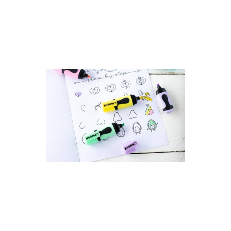 edding Mini Textmarker 4+1 pastell