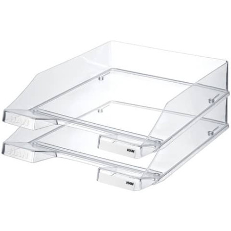 Briefablage Klassik A4/C4 transparent glasklar