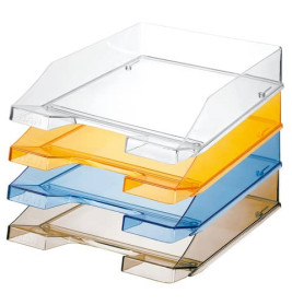 Briefablage Klassik A4/C4 transparent glasklar