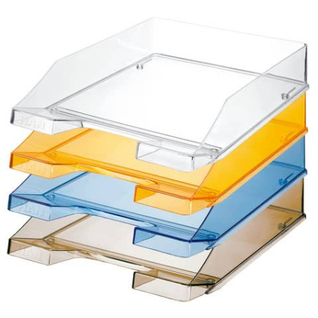 Briefablage Klassik A4/C4 transparent glasklar