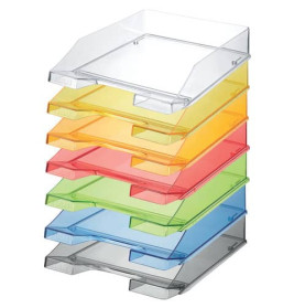 Briefablage Klassik A4/C4 transparent glasklar