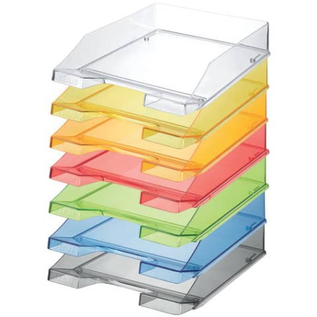 Briefablage Klassik A4/C4 transparent glasklar