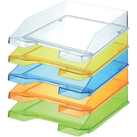 Briefablage Klassik A4/C4 transparent glasklar