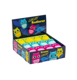 Radierer Eulen Motiv Lulu