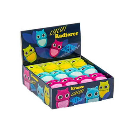 Radierer Eulen Motiv Lulu