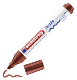 edding e-4500 CR Textilmarker braun