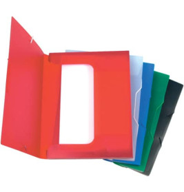 Heftbox A4 grün transulent Q-Connect