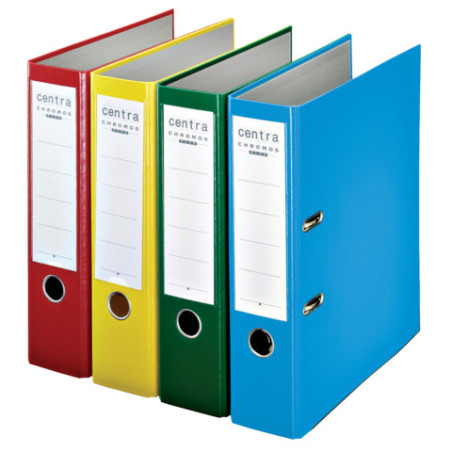 Ordner Plastik A4 8cm gelb