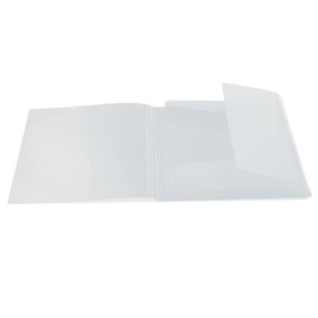 Gummizugmappe A3 PP transluzent weiss