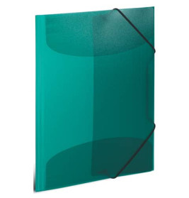 Gummizugmappe A3 PP transluzent dunkelgrün