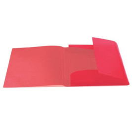 Gummizugmappe A3 PP transluzent rot