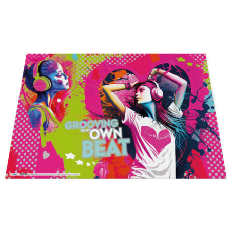 PBS Deutschland Nord Schreibunterlage Music Girl – Kreativer Schutz für musikalische Schreibtische