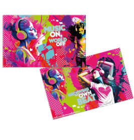 PBS Deutschland Nord Schreibunterlage Music Girl – Kreativer Schutz für musikalische Schreibtische