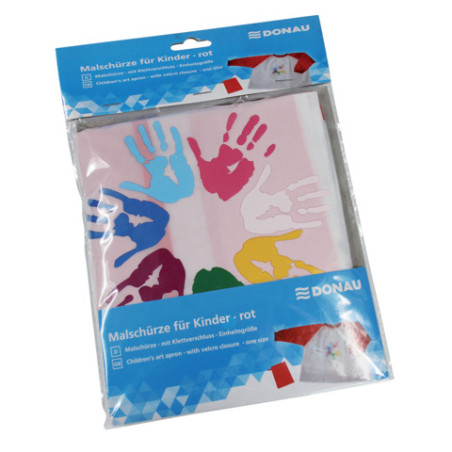 PBS Deutschland Nord Malschürze Girl rot – Kleidungsschutz für kleine Künstlerinnen