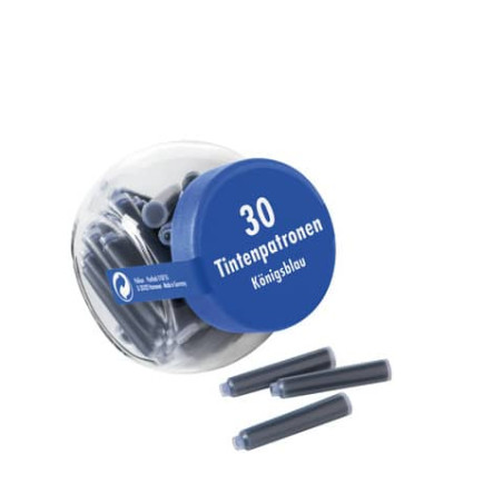 Tintenpatronen im Glas 30 Stück Königsblau Pelikan