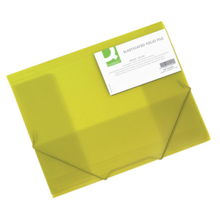 Gummizugmappe A4 Transl. Gelb