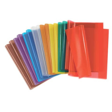 Heftschoner A5 dunkelblau transparent