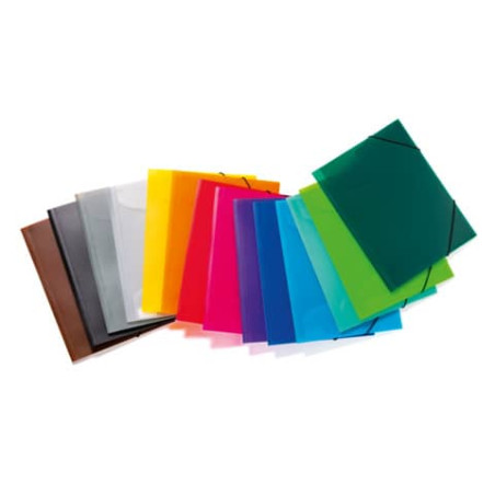 Gummizugmappe A3 PP schwarz