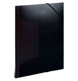 Gummizugmappe A3 PP schwarz