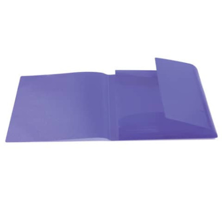 Gummizugmappe A3, PP transl. violett