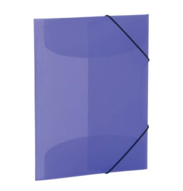 Gummizugmappe A3, PP transl. violett