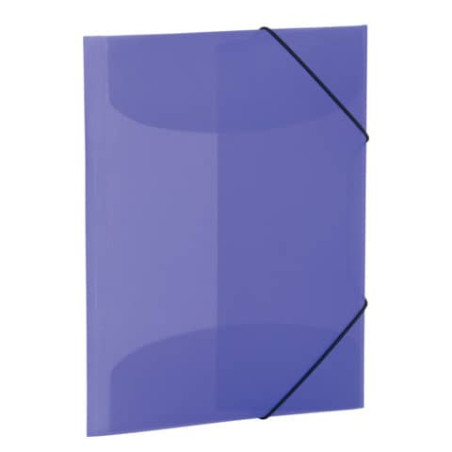 Gummizugmappe A3, PP transl. violett