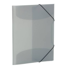 Gummizugmappe A3 PP transl. grau