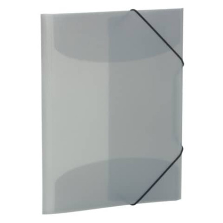 Gummizugmappe A3 PP transl. grau