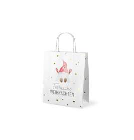 Geschenktragetasche Wichtel Weihnachten