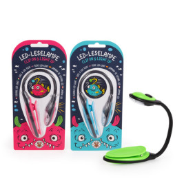 PREMIUM LED-LESELAMPE FLEXI, 3-fach sortiert