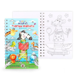Malbuch Tiermix