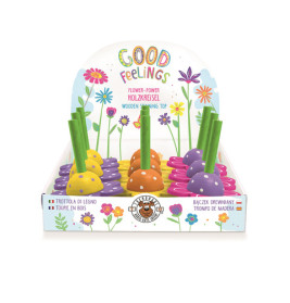 GFH HOLZKREISEL BLUME 3-fach sortiert