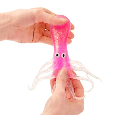 SO SQUEEZY-GLITZER OKTOPUS, 3-FACH SORTIERT