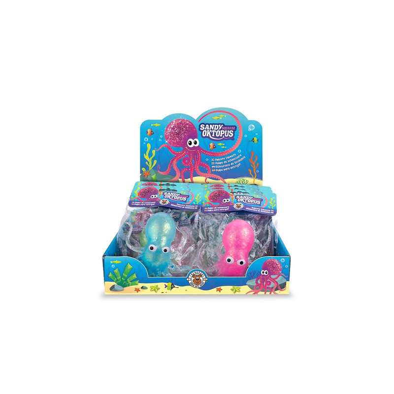 SO SQUEEZY-GLITZER OKTOPUS, 3-FACH SORTIERT