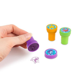 MEERESTIERE STEMPEL selbstfärbend sort.