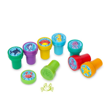 MEERESTIERE STEMPEL selbstfärbend sort.