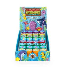 MEERESTIERE STEMPEL selbstfärbend sort.